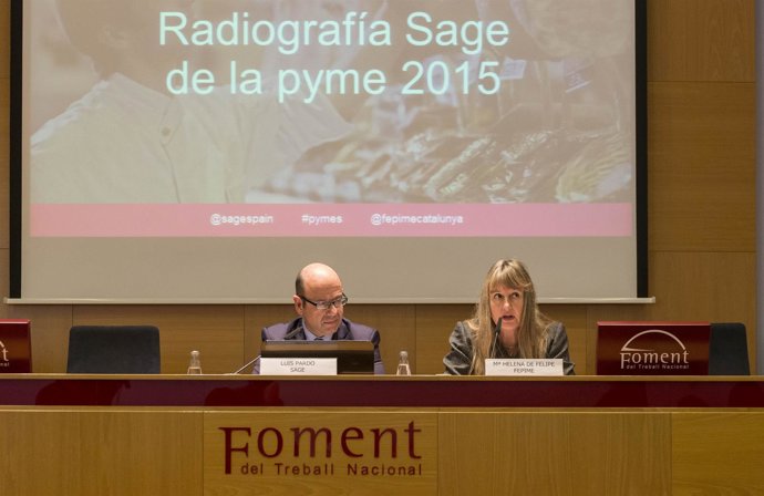 L.Pardo (Sage) y M.H.De Felipe (Fepime)