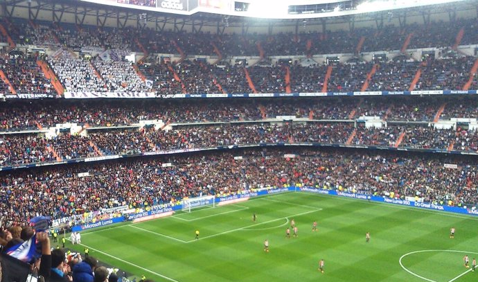 Santiago Bernabéu grada interior Real Madrid Athletic