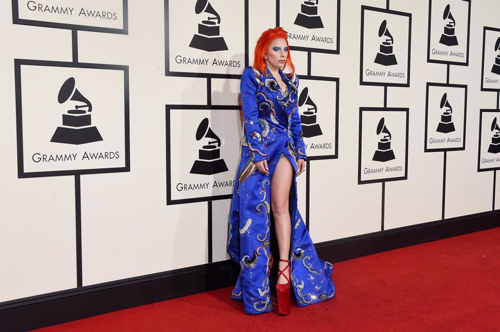 LADY GAGA 58th GRAMMY Awards at Staples Center on February 15, 2016 in Los Ang