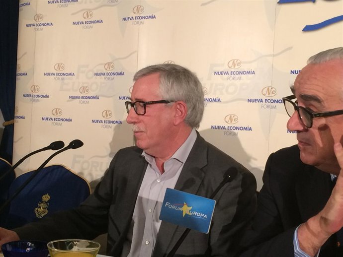 El secretario general de CC.OO., Ignacio Fernández Toxo