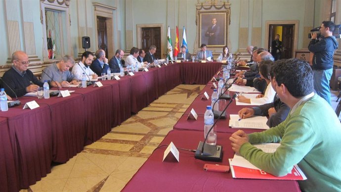 Mesa de los Fosfoyesos en Huelva.