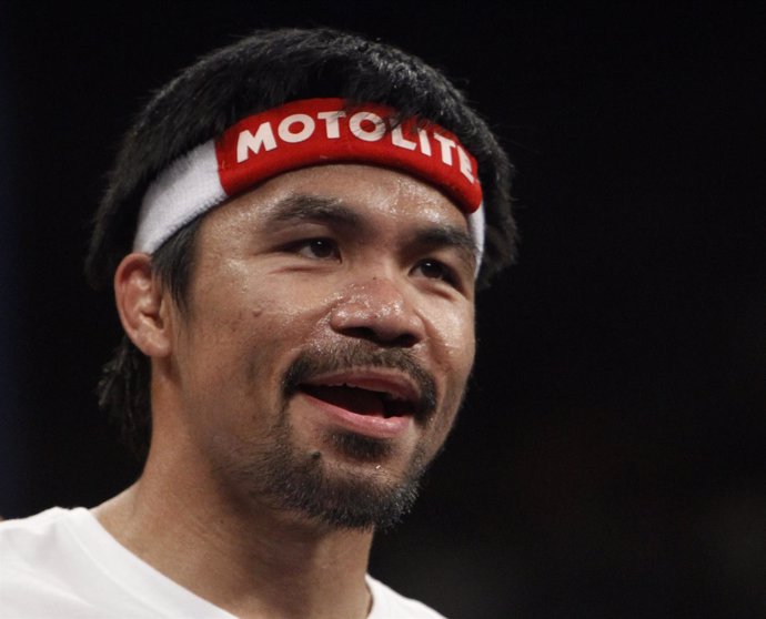 Pacquiao en el 'Combate del Siglo'