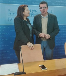 Carmen Crespo, hoy junto a Manuel Andrés González