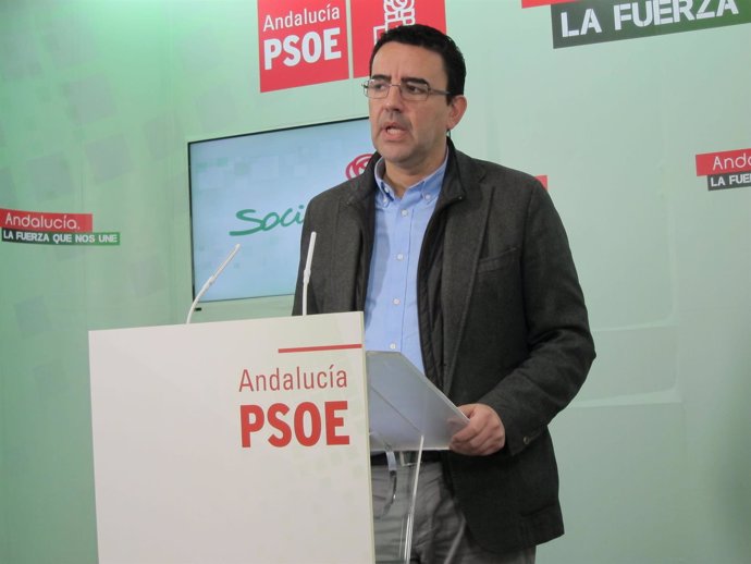 El portavoz del grupo socialista en el Parlamento andaluz, Mario Jiménez.