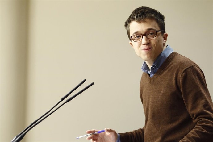 Rueda de prensa de Iñigo Errejón en el Congreso