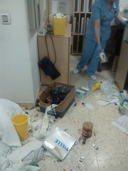 Sala en la que se produjeron los hechos en el Hospital