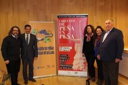 Presentación del circuito 'De peña en peña' en la Diputación de Málaga 