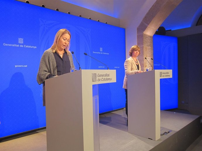 Neus Munté, Meritxell Borràs, conselleras de la Generalitat