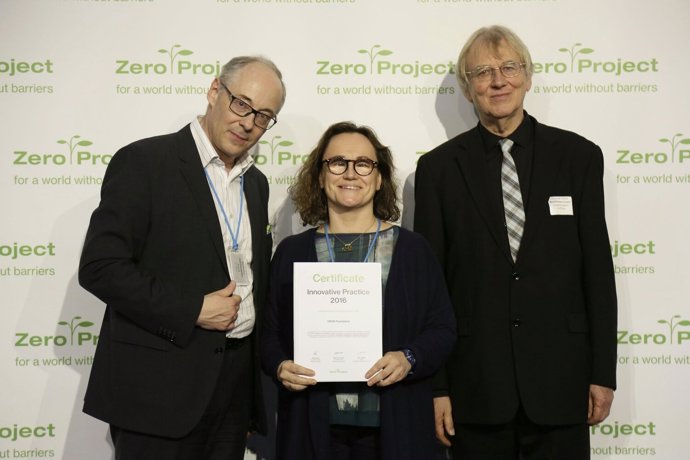 Premio al proyecto 'Finanzas Inclusivas' en la conferencia 'Zero Project'
