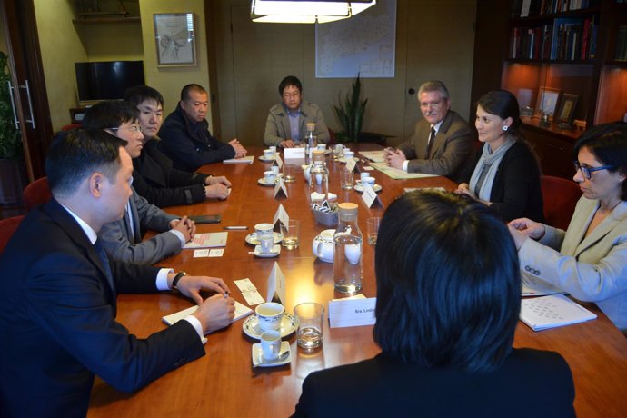 Reunión con la delegación china