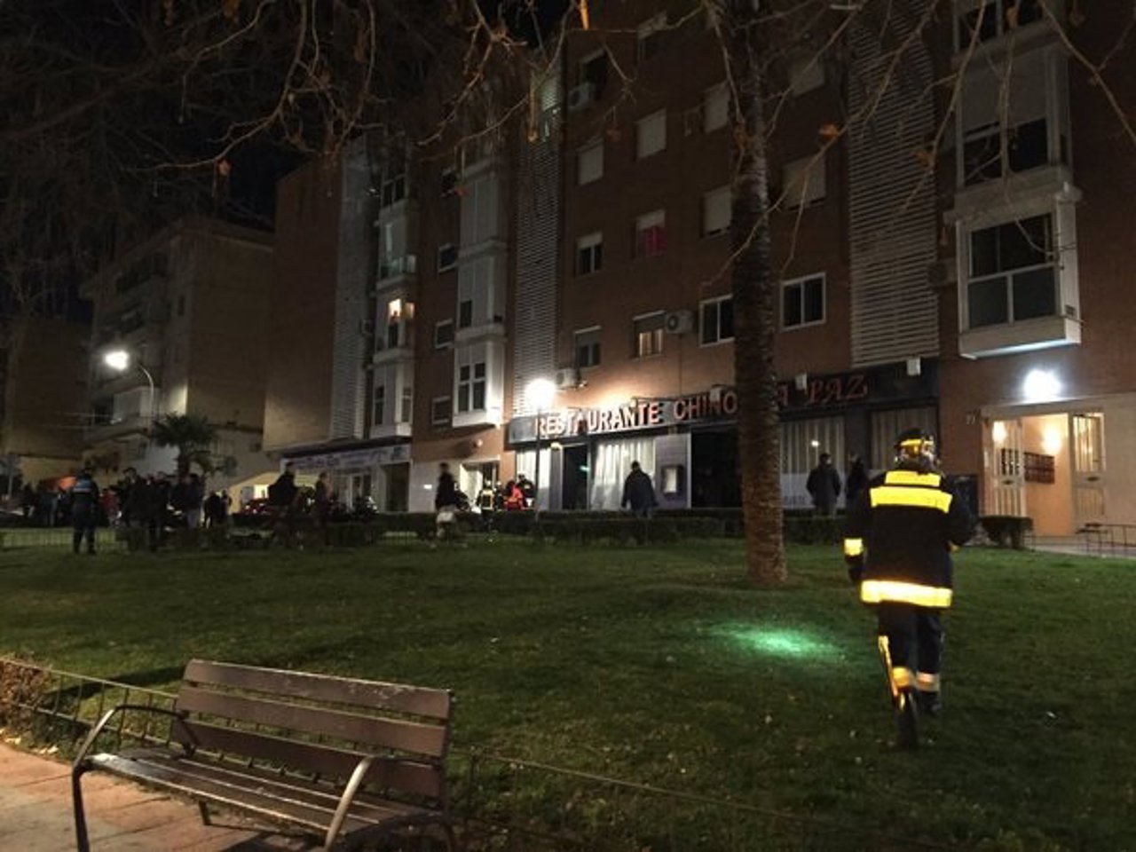 Bloque de viviendas afectadas por el incendio