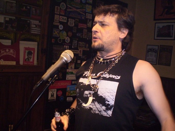 Carlos Alba 'Cellero', en una de sus actuaciones. 