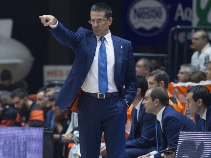 Pedro Martínez, entrenador del Valencia Basket