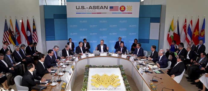 Obama durante la cumbre EEUU-ASEAN en California