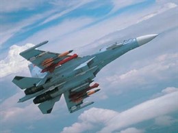 Un caza Sujói Su-30MK