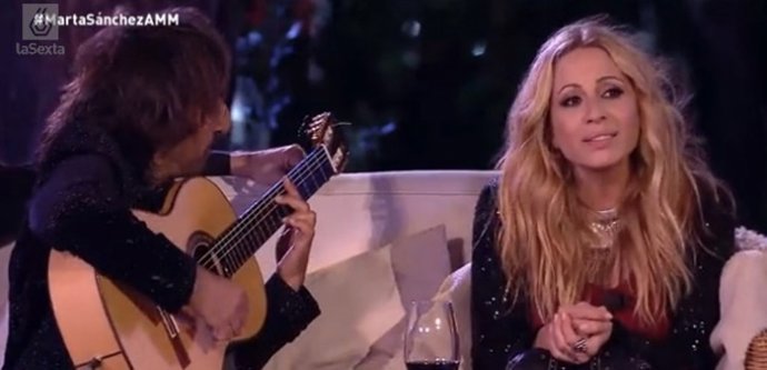 Marta Sánchez y Antonio Carmona en A mi manera