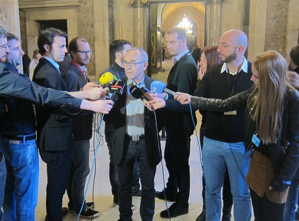El portavoz de SíQueEsPot en el Parlament Joan Coscubiela