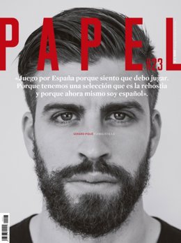 Portada de PAPEL con Gerard Piqué