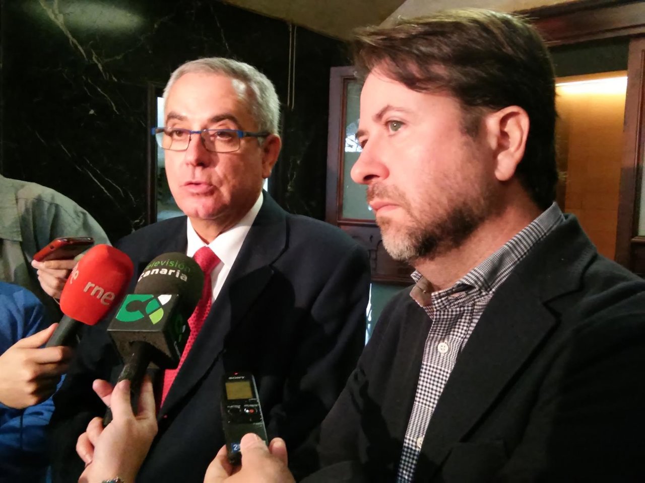 Oscar Izquierdo y Carlos Alonso