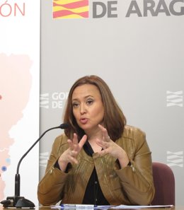 La consejera de Educación del Gobierno de Aragón, Mayte Pérez