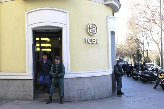 Operación contra el banco chino ICBC en Madrid por blanqueo de capitales