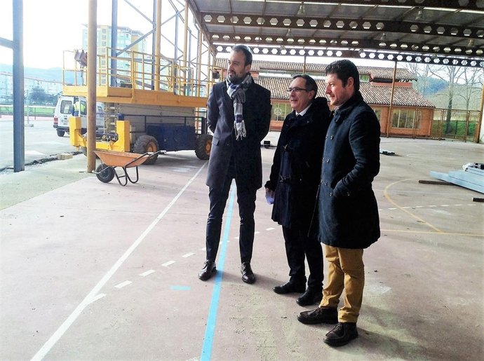 Visita a las obras del pabellón del colegio Mies de Vega_17 de febrero