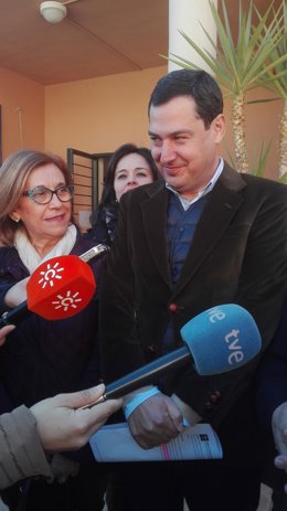 Juanma Moreno, hoy ante los medios