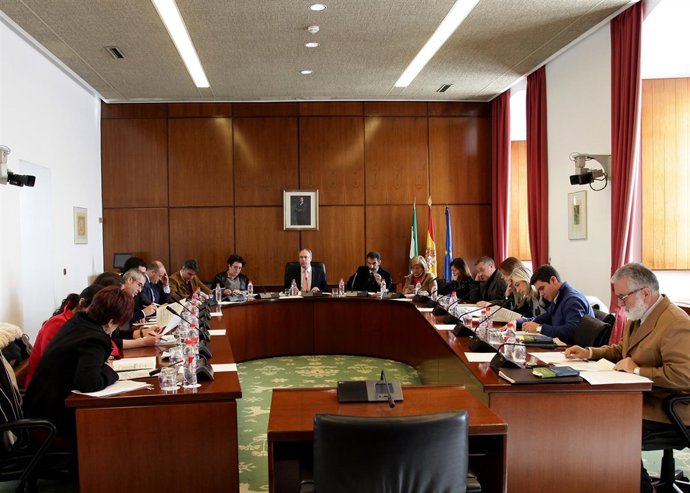 Junta de Portavoces en el Parlamento andaluz