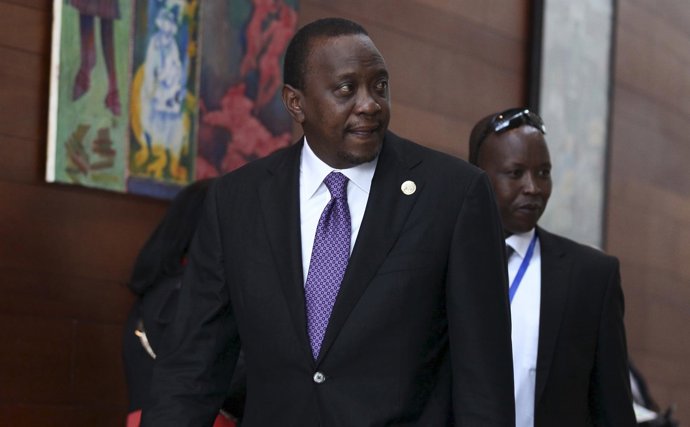 El presidente de Kenia, Uhuru Kenyatta