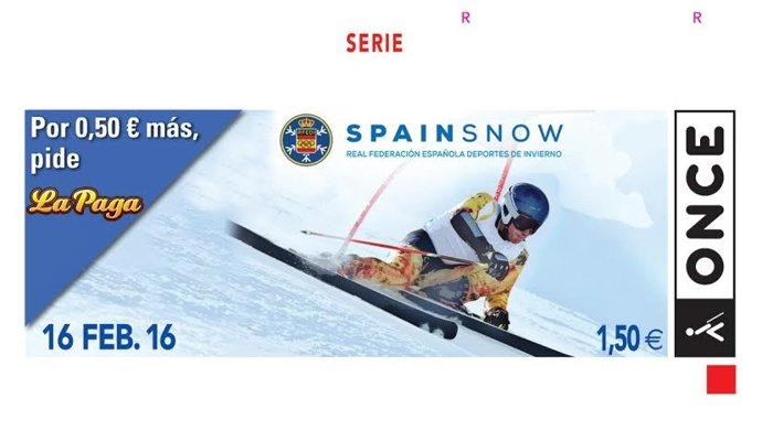 Imagen del cupón del sorteo de la ONCE de este martes