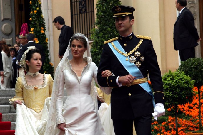 El postre de boda de los Príncipes Felipe y Letizia