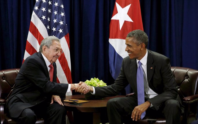 Raúl Castro y Barack Obama