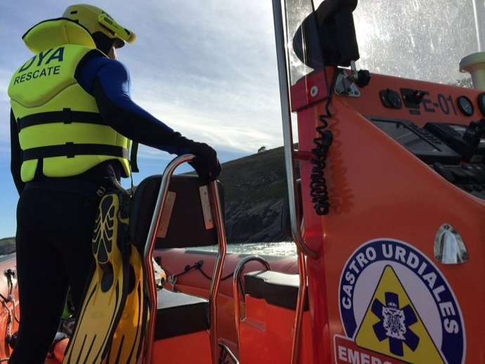 Operativo de búsqueda del pescador