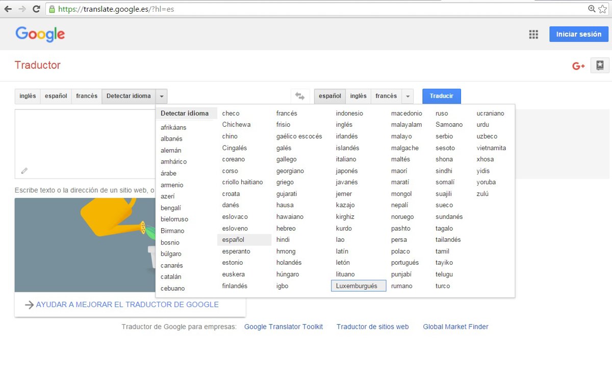 Google Translate supera los 100 idiomas y cubre el 99% de la población ...