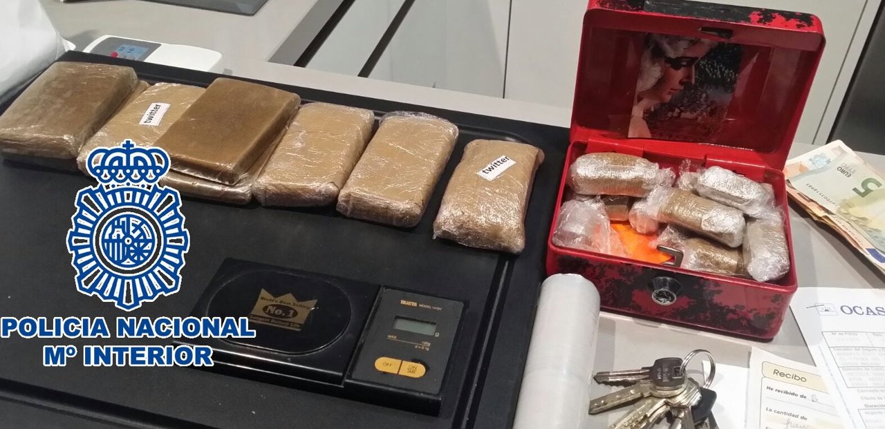 Droga incutada por la Policía 