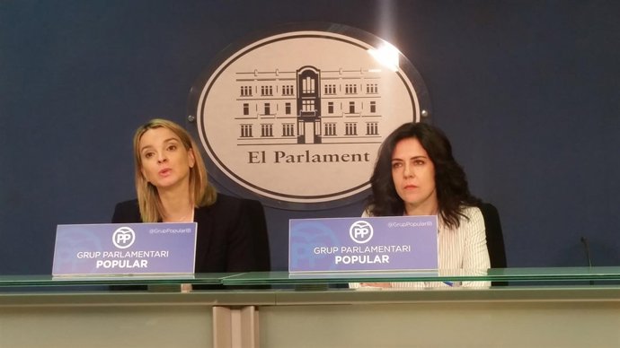 Prohens y Fernández en la rueda de prensa