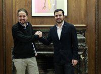 Iglesias acepta la oferta de Garzón de una cita a cuatro de PSOE, Podemos, IU y Compromís