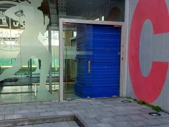 Una de las puertas de acceso al Centro de Tecnificación de Palencia