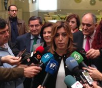 Susana Díaz: Podemos defiende "lo contrario" al 28F