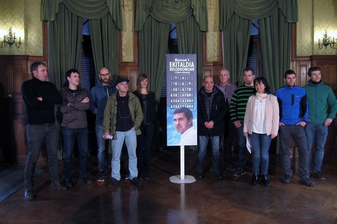 Presentación acto bienvenida Otegi