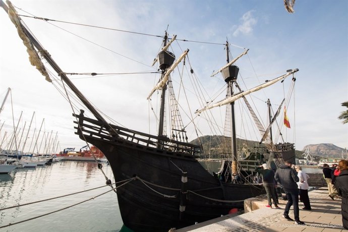La Nao Victoria recala unos días en Cartagena