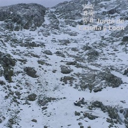 Rescate de un montañero lesionado en Gredos