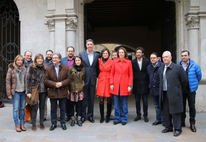 Los diputados del PP en Girona