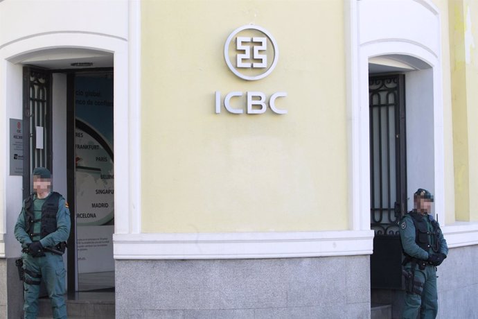 Operación contra el banco chino ICBC en Madrid