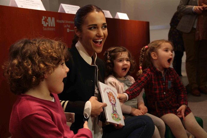 Paula Echevarría apoyando la lucha contra el cáncer infantil
