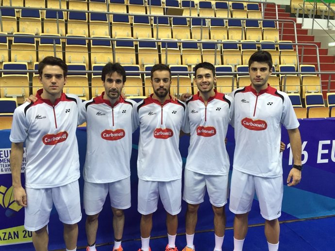 Equipo español masculino de bádminton