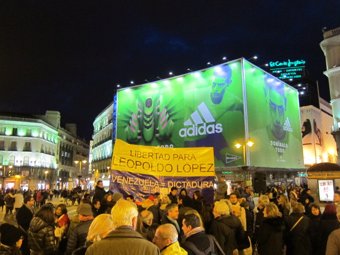 Manifestacion venezuela en Madrid