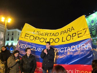 Manifestacion venezuela en Madrid