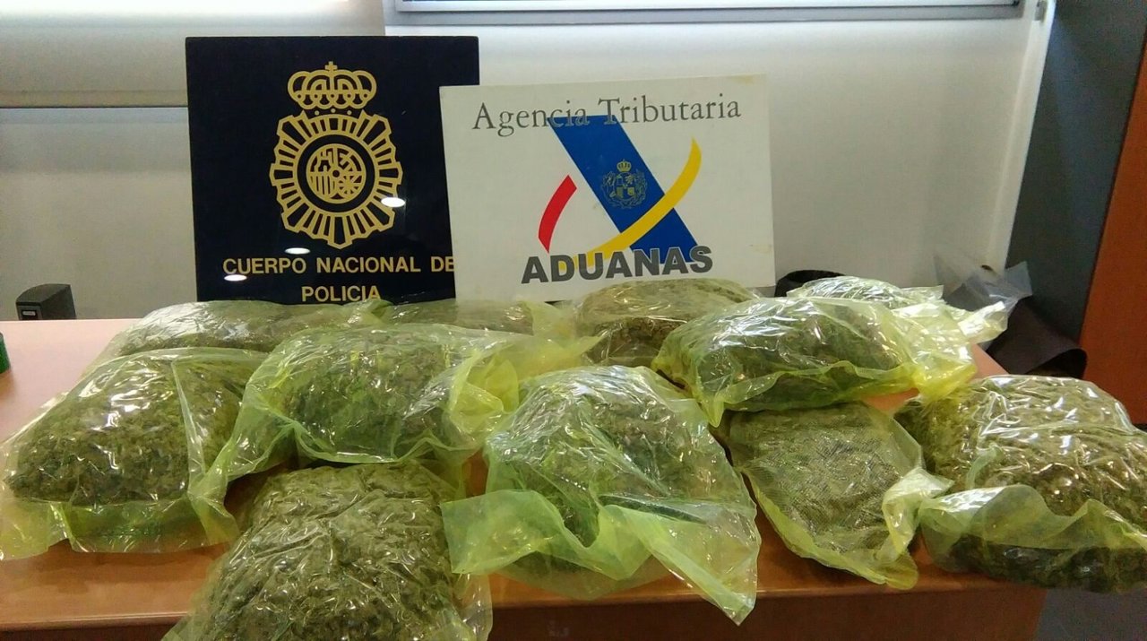 Marihuana incautada en los dos envios