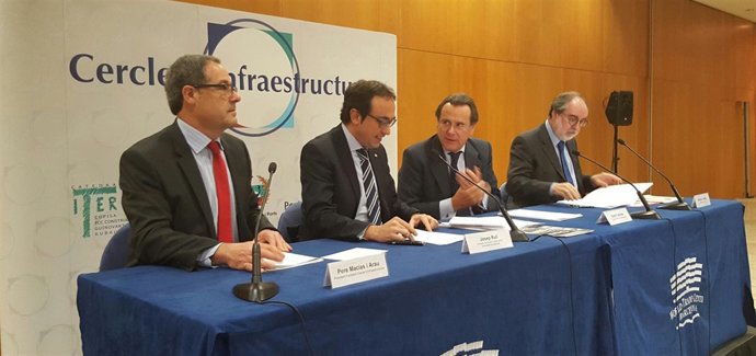 Pere Macias, Josep Rull, Sixte Cambra y Dalmau Codina